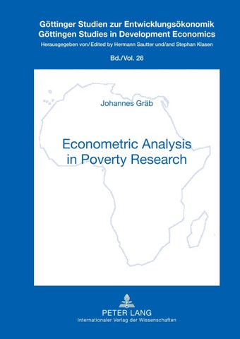 Econometric Analysis in Poverty Research