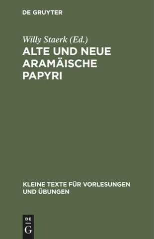 Alte und neue aramäische Papyri