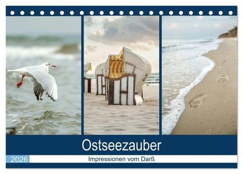 Ostseezauber (Tischkalender 2026 DIN A5 quer), CALVENDO Monatskalender