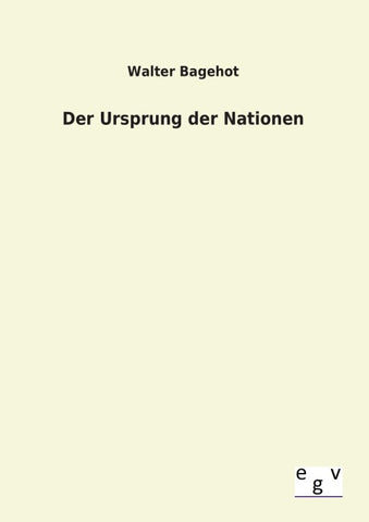 Der Ursprung der Nationen