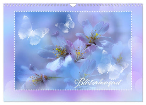 Blütenbouquet (Wandkalender 2026 DIN A3 quer), CALVENDO Monatskalender