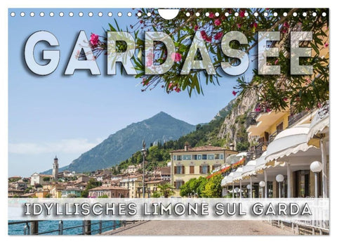 GARDASEE Idyllisches Limone sul Garda (Wandkalender 2027 DIN A4 quer), CALVENDO Monatskalender
