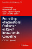 Proceedings of International Conference on Recent Innovations in Computing