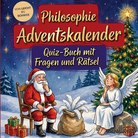 Philosophie-Adventskalender: Quiz-Buch mit Fragen und Rätsel