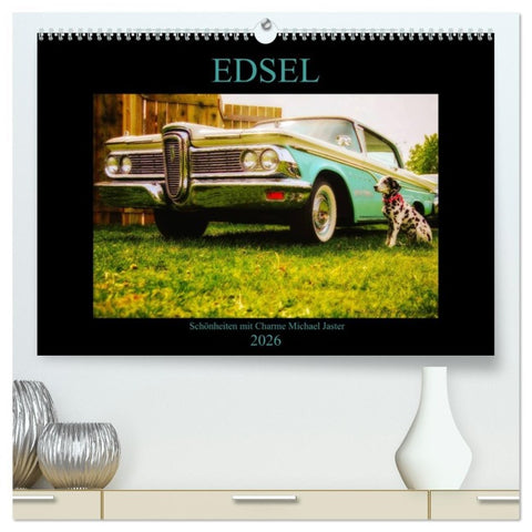 Edsel Schönheiten mit Charme (hochwertiger Premium Wandkalender 2026 DIN A2 quer), Kunstdruck in Hochglanz