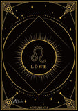 Edles Notizbuch Sternzeichen Löwe | Designed by Alfred Herler