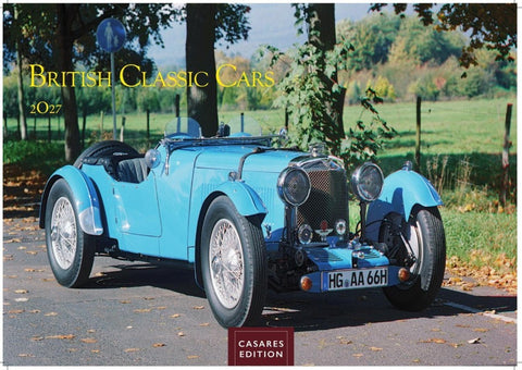 British Classic Cars Kalender 2027 – Wandkalender | Fotokalender Englische Oldtimer 24x35cm - Eleganz der Britischen Oldtimer