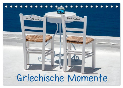 Griechische Momente (Tischkalender 2026 DIN A5 quer), CALVENDO Monatskalender