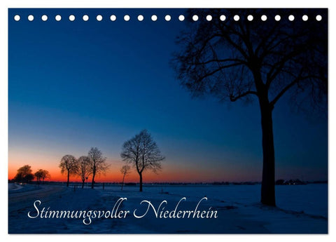 Stimmungsvoller Niederrhein (Tischkalender 2026 DIN A5 quer), CALVENDO Monatskalender