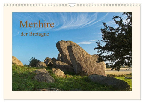 Menhire der Bretagne (Wandkalender 2027 DIN A3 quer), CALVENDO Monatskalender