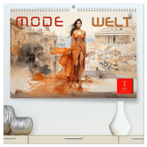 Mode Welt (hochwertiger Premium Wandkalender 2027 DIN A2 quer), Kunstdruck in Hochglanz