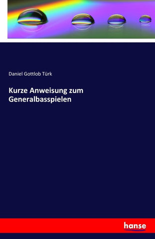 Kurze Anweisung zum Generalbasspielen