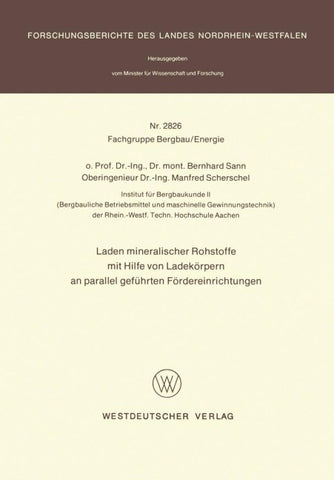 Laden mineralischer Rohstoffe mit Hilfe von Ladekörpern an parallel geführten Förderereinrichtungen