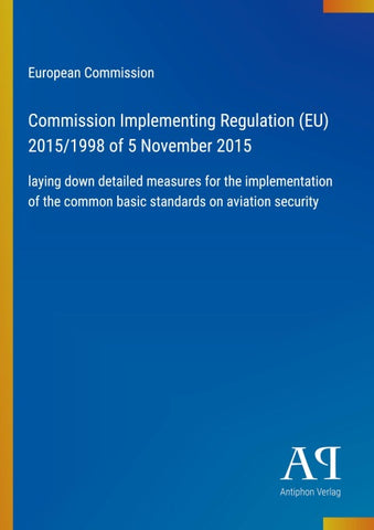 Commission Implementing Regulation (EU) 2015/1998 of 5 November 2015