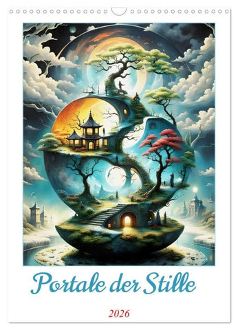 Portale der Stille (Wandkalender 2026 DIN A3 hoch), CALVENDO Monatskalender