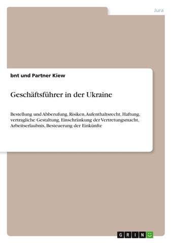 Geschäftsführer in der Ukraine
