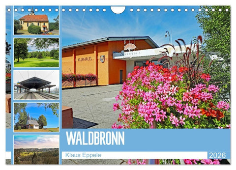Waldbronn (Wandkalender 2026 DIN A4 quer), CALVENDO Monatskalender