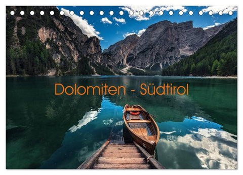 Dolomiten - Südtirol (Tischkalender 2026 DIN A5 quer), CALVENDO Monatskalender