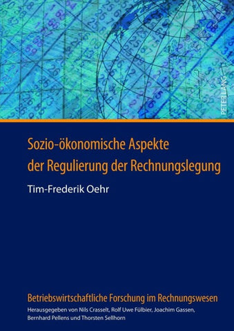 Sozio-ökonomische Aspekte der Regulierung der Rechnungslegung