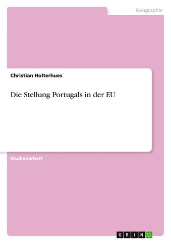 Die Stellung Portugals in der EU