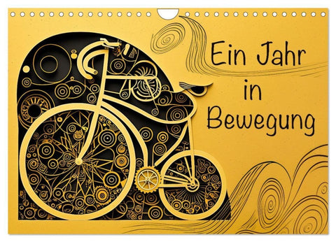 Ein Jahr in Bewegung (Wandkalender 2027 DIN A4 quer), CALVENDO Monatskalender