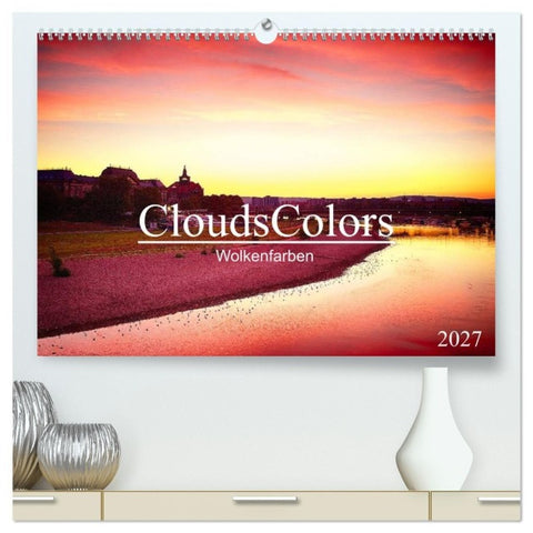 CloudsColors 2027 (hochwertiger Premium Wandkalender 2027 DIN A2 quer), Kunstdruck in Hochglanz