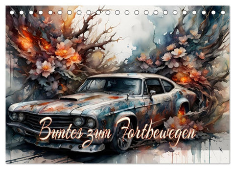 Buntes zum Fortbewegen (Tischkalender 2026 DIN A5 quer), CALVENDO Monatskalender