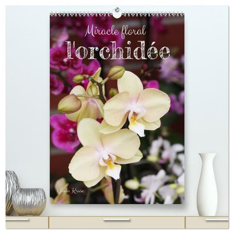 Miracle floral l'orchidée (Calendrier mural haut de gamme 2027 DIN A2 horizontal), CALVENDO calendrier mensuel