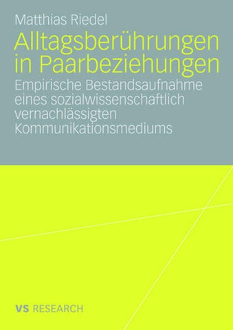 Alltagsberührungen in Paarbeziehungen
