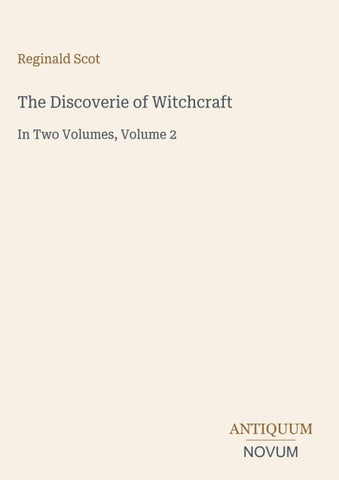 The Discoverie of Witchcraft