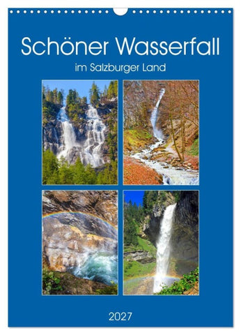 Schöner Wasserfall (Wandkalender 2027 DIN A3 hoch), CALVENDO Monatskalender