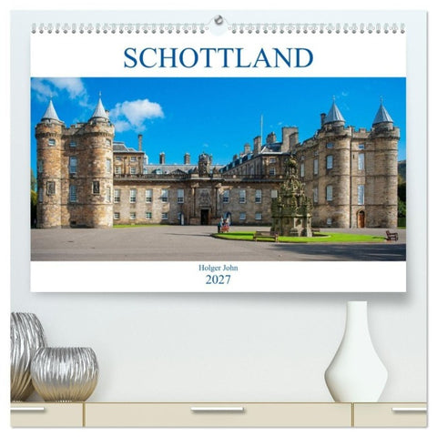 Blickpunkte SCHOTTLAND (hochwertiger Premium Wandkalender 2027 DIN A2 quer), Kunstdruck in Hochglanz