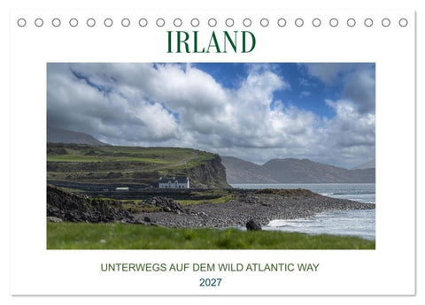 Irland - Unterwegs auf dem Wild Altantic Way (Tischkalender 2027 DIN A5 quer), CALVENDO Monatskalender