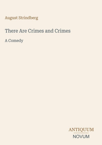 There Are Crimes and Crimes