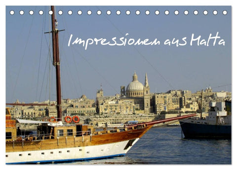 Impressionen aus Malta (Tischkalender 2026 DIN A5 quer), CALVENDO Monatskalender