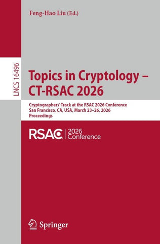 Topics in Cryptology – CT-RSAC 2026