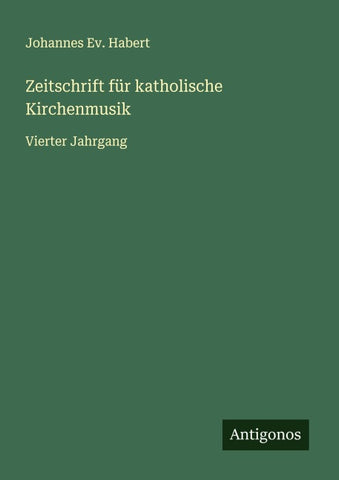 Zeitschrift für katholische Kirchenmusik