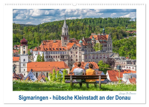 Sigmaringen - hübsche Kleinstadt an der Donau (Wandkalender 2027 DIN A2 quer), CALVENDO Monatskalender