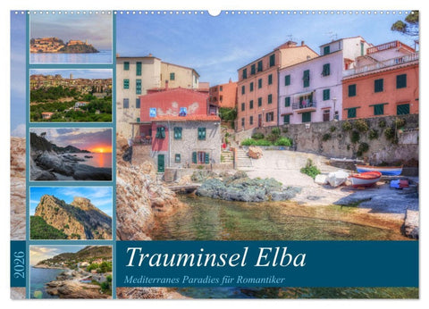 Trauminsel Elba: Mediterranes Paradies für Romantiker (Wandkalender 2026 DIN A2 quer), CALVENDO Monatskalender