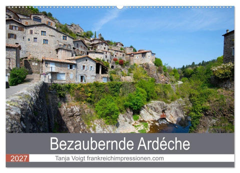 Bezaubernde Ardèche (Wandkalender 2027 DIN A2 quer), CALVENDO Monatskalender