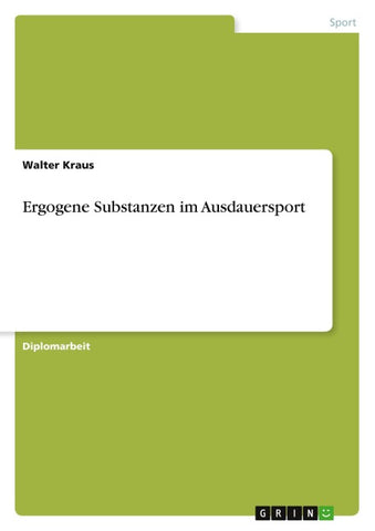 Ergogene Substanzen im Ausdauersport