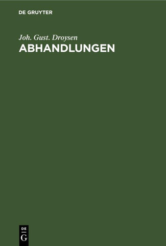 Abhandlungen