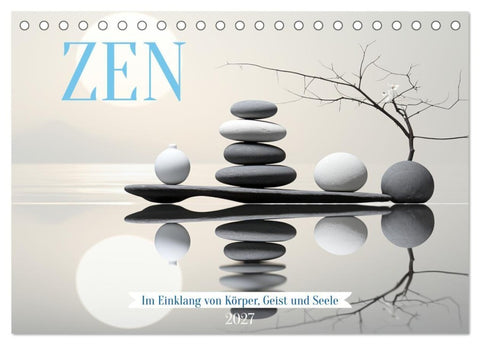 Zen (Tischkalender 2027 DIN A5 quer), CALVENDO Monatskalender