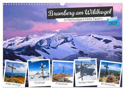 Bramberg am Wildkogel (Wandkalender 2027 DIN A3 quer), CALVENDO Monatskalender