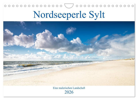 Nordseeperle Sylt (Wandkalender 2026 DIN A4 quer), CALVENDO Monatskalender