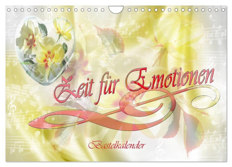 Zeit für Emotionen Bastelkalender (Wandkalender 2026 DIN A4 quer), CALVENDO Monatskalender