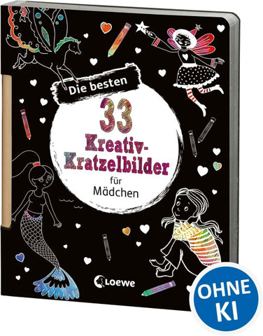 Die besten 33 Kreativ-Kratzelbilder für Mädchen