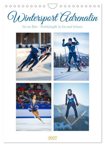 Wintersport Adrenalin (Wandkalender 2027 DIN A4 hoch), CALVENDO Monatskalender