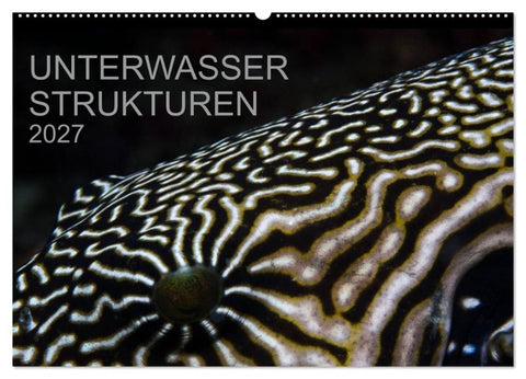 Unterwasser Strukuren (Wandkalender 2027 DIN A2 quer), CALVENDO Monatskalender