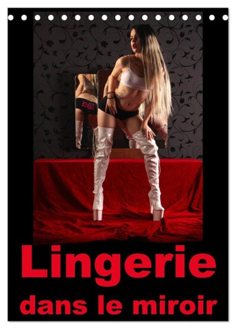 Lingerie dans le miroir (Calendrier de bureau 2027 DIN A5 horizontal), CALVENDO calendrier mensuel